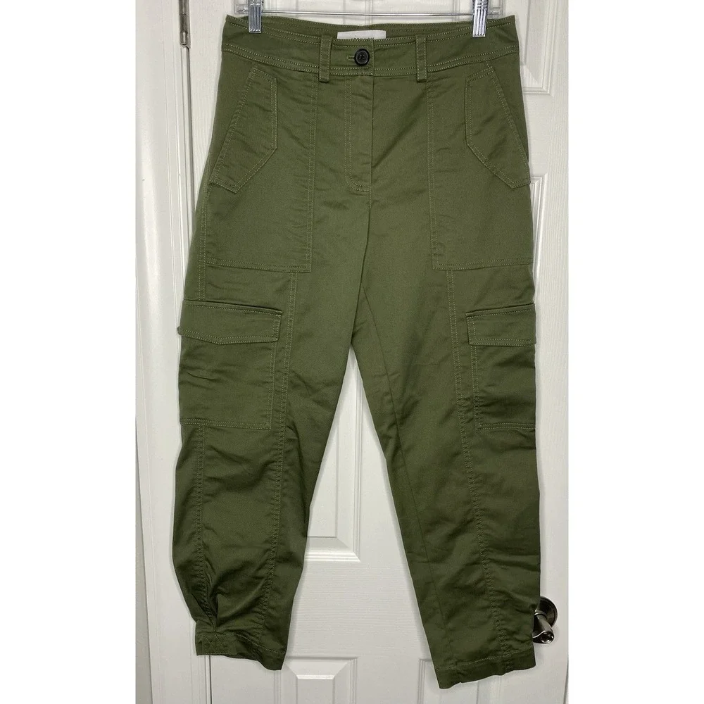 Derek‎ Lam 10 Crosby Elian Cargo Pants Military Green Size 6